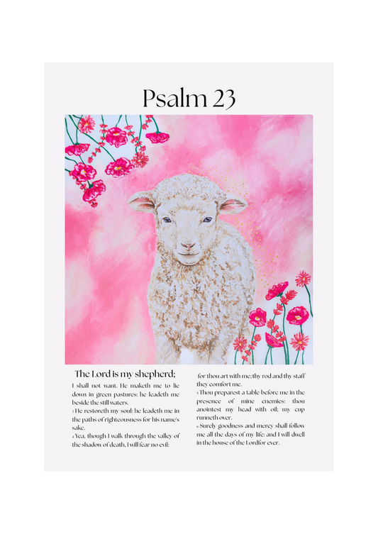 ”Psalm 23” - Poster